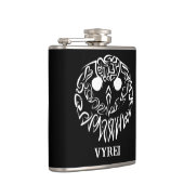 Zwart-witte tribaal heupfles (Rechts)