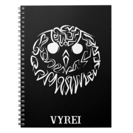 Zwart-witte tribaal notitieboek