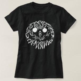 Zwart-witte tribaal t-shirt