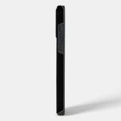 Zwart-witte tribale aap iPhone hoesje (Linkerkant)