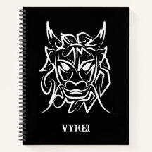 Zwart-witte tribale draak