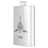 Zwart-witte tribale orca flacon (Links)