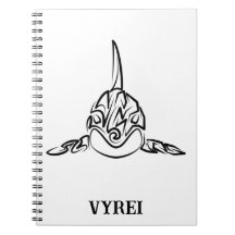 Zwart-witte tribale orca