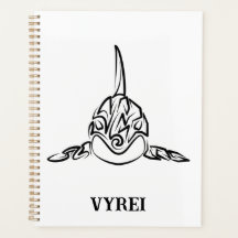 Zwart-witte tribale orca