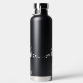 Zwart-witte tribale orca waterfles (Rechts)