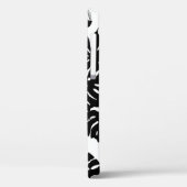 Zwart-witte tropen: Silhouetted Natuur Case-Mate iPhone Case (Achterkant / Links)