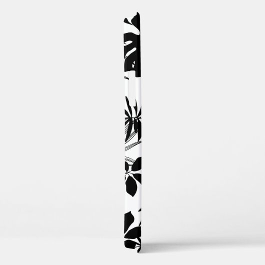 Zwart-witte tropen: Silhouetted Natuur Case-Mate iPhone Case (Achterkant / Rechts)