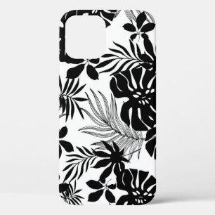 Zwart-witte tropen: Silhouetted Natuur Case-Mate iPhone Case