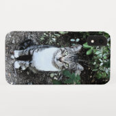 ZWART-WITTE TURKSE KAT RONIN Case-Mate iPhone CASE (Achterkant (horizontaal))
