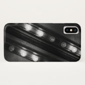 Zwart-witte Twinkle-lichten Case-Mate iPhone Case (Achterkant (horizontaal))