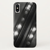 Zwart-witte Twinkle-lichten Case-Mate iPhone Case (Achterkant)