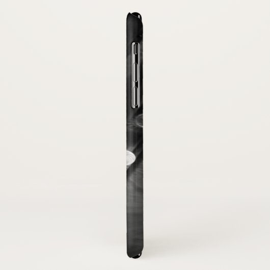 Zwart-witte Twinkle-lichten Case-Mate iPhone Case (Achterkant/links)