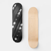 Zwart-witte Twinkle-lichten Persoonlijk Skateboard (Voorkant)