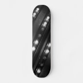 Zwart-witte Twinkle-lichten Persoonlijk Skateboard (Voorkant)