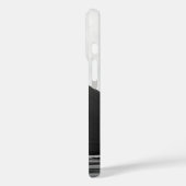 Zwart-witte uitbarsting van een vulkaan Case-Mate iPhone case (Achterkant / Links)