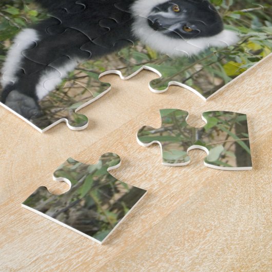 Zwart-witte vari legpuzzel (Zijkant)