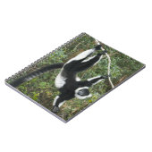 Zwart-witte vari (Varecia Notitieboek (Linkerzijde)