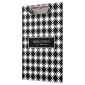 Zwart-witte vierkantjes klembord (Links)