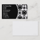 Zwart-witte Visitekaartjes (Voorkant / Achterkant)