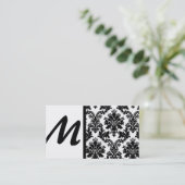 Zwart-witte Visitekaartjes (Staand voorkant)