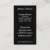 Zwart-witte Visitekaartjes (Achterkant)