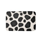 Zwart-witte vlekken koe afdrukken badmat (Voorkant)