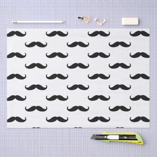 Zwart-witte vlekken tissuepapier (Craft)