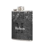 Zwart witte vleksprietgaren heupfles (Links)