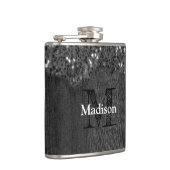 Zwart witte vleksprietgaren heupfles (Rechts)