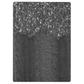 Zwart witte vleksprietgaren klembord (Achterkant)