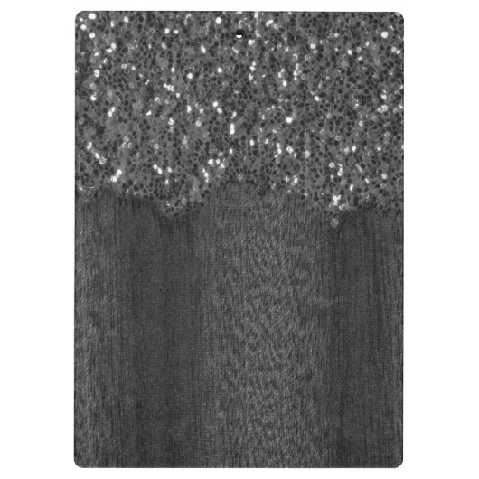 Zwart witte vleksprietgaren klembord (Achterkant)