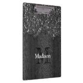 Zwart witte vleksprietgaren klembord (Rechts)