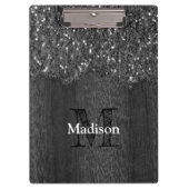 Zwart witte vleksprietgaren klembord (Voorkant)