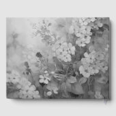 Zwart-witte vlinder gastenboek (Achterkant)