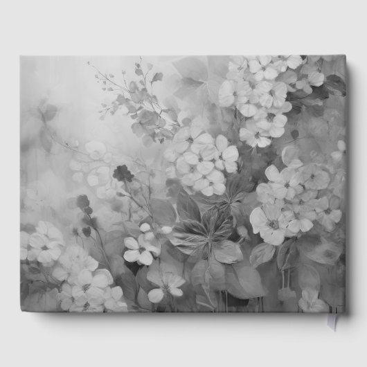 Zwart-witte vlinder gastenboek (Achterkant)