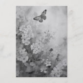 Zwart-Witte Vlinder Menu (Voorkant)