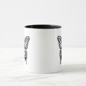Zwart Witte Vlinder Mok (Midden)