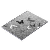 Zwart-witte vlinder notitieboek (Linkerzijde)
