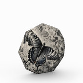 Zwart-witte vlinder tekening fotoblokken (Links)