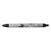 Zwart-witte vlinder zwarte inkt pen (Voorkant)