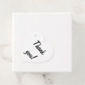 Zwart-witte vlinders bruiloft bedankjes labels (In situ)