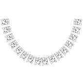 Zwart-witte vlinders bruiloft bunting banner (Alle)