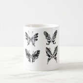 Zwart-witte vlinders koffiemok (Center)