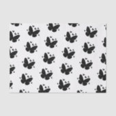 Zwart-witte vlinders tissuepapier (Voorkant)