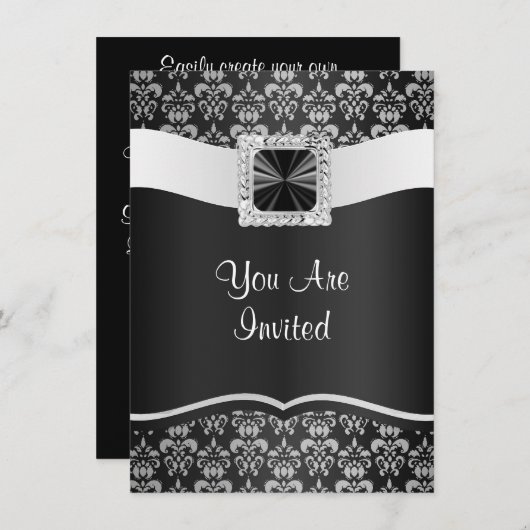 Zwart-witte vocht kaart (Voorkant / Achterkant)