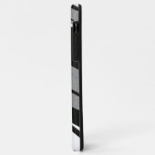 Zwart-witte vormkunst Case-Mate iPhone case (Achterkant/links)