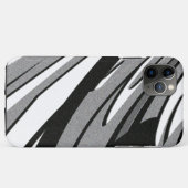 Zwart-witte vormkunst Case-Mate iPhone case (Achterkant (horizontaal))