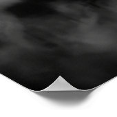 Zwart-witte vos poster (Hoek)