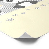 Zwart-witte vrienden poster (Hoek)