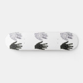 Zwart-witte vriendschap Hands Persoonlijk Skateboard (Horizontaal)